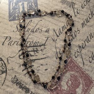 Leaf Stone Necklace Set